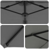 Parasol plażowy Antracyt 372 x 198 x 243 cm