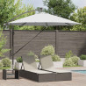 Parasol plażowy Ze LED Lights piaskowy 294 x 294 x 248 cm