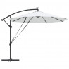 Parasol plażowy Ze LED Lights piaskowy 294 x 294 x 248 cm