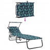 Składany leżak 2 pcs Wielokolorowe 190 x 57 x 81 cm oxford