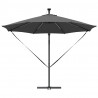 Parasol plażowy Ze LED Lights Antracyt 294 x 294 x 248 cm