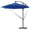 Parasol plażowy Ze LED Lights Niebieski azur 294 x 294 x 248 cm