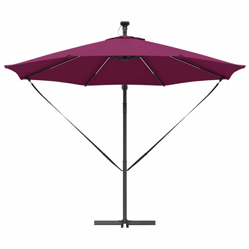 Parasol plażowy Bordeaux Czerwony 294 x 294 x 248 cm