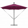 Parasol plażowy Bordeaux Czerwony 294 x 294 x 248 cm