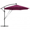 Parasol plażowy Bordeaux Czerwony 294 x 294 x 248 cm
