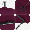 Parasol plażowy Bordeaux Czerwony 294 x 294 x 248 cm