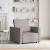 Rozkładana sofa jednoosobowa Ciemnoszary 90 x 165 x 87 cm