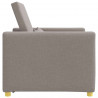 Rozkładana sofa jednoosobowa Ciemnoszary 90 x 165 x 87 cm