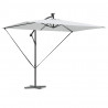 Parasol plażowy Ze LED Lights piaskowy 294 x 200 x 270 cm