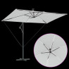 Parasol plażowy Ze LED Lights piaskowy 294 x 200 x 270 cm