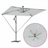 Parasol plażowy Ze LED Lights piaskowy 294 x 200 x 270 cm