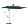Parasol plażowy Ze LED Lights Zielony 294 x 200 x 270 cm