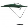 Parasol plażowy Ze LED Lights Zielony 294 x 200 x 270 cm