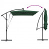 Parasol plażowy Ze LED Lights Zielony 294 x 200 x 270 cm