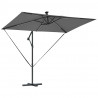 Parasol plażowy Ze LED Lights Antracyt 294 x 200 x 270 cm