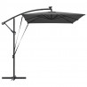 Parasol plażowy Ze LED Lights Antracyt 294 x 200 x 270 cm