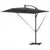 Parasol plażowy Ze LED Lights Antracyt 294 x 200 x 270 cm