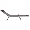 Składany leżak 2 pcs Czarny 182 x 55 x 85,5 cm Textilene