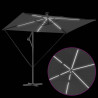 Parasol plażowy Ze LED Lights Antracyt 294 x 200 x 270 cm