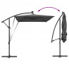 Parasol plażowy Ze LED Lights Antracyt 294 x 200 x 270 cm