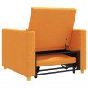 Rozkładana sofa jednoosobowa Ciemny żółty 90 x 165 x 87 cm