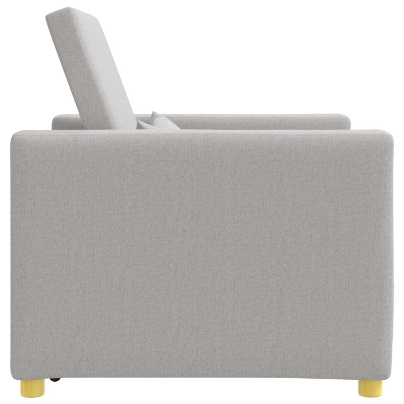 Rozkładana sofa jednoosobowa Szary chmura 90 x 165 x 87 cm