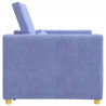 Rozkładana sofa jednoosobowa Niebieski Dżins 90 x 165 x 87 cm