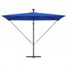 Parasol plażowy Ze LED Lights Niebieski azur 294 x 200 x 270 cm