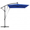 Parasol plażowy Ze LED Lights Niebieski azur 294 x 200 x 270 cm