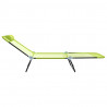 Składany leżak 2 pcs Zielony 182 x 55 x 85,5 cm Textilene