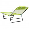 Składany leżak 2 pcs Zielony 182 x 55 x 85,5 cm Textilene