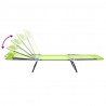 Składany leżak 2 pcs Zielony 182 x 55 x 85,5 cm Textilene