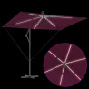 Parasol plażowy Bordeaux Czerwony 294 x 200 x 270 cm