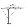 Parasol banana na wysięgniku piaskowy 249 x 249 x 250 cm