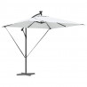 Parasol banana na wysięgniku piaskowy 249 x 249 x 250 cm
