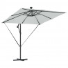 Parasol banana na wysięgniku piaskowy 249 x 249 x 250 cm