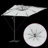 Parasol banana na wysięgniku piaskowy 249 x 249 x 250 cm