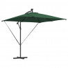 Parasol banana na wysięgniku Zielony 249 x 249 x 250 cm