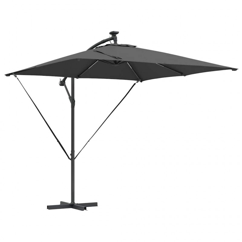 Parasol banana na wysięgniku Antracyt 249 x 249 x 250 cm