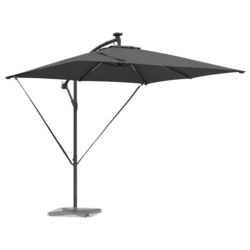 Parasol banana na wysięgniku Antracyt 249 x 249 x 250 cm