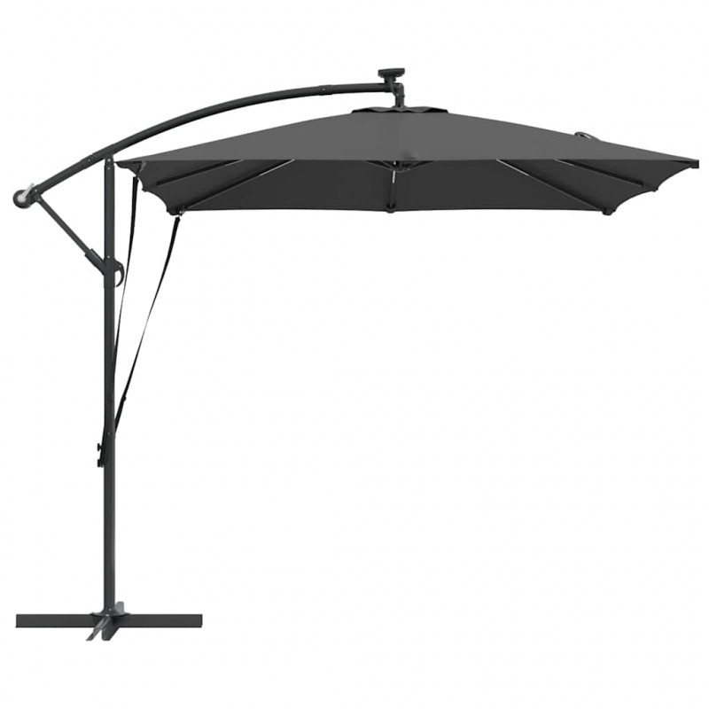 Parasol banana na wysięgniku Antracyt 249 x 249 x 250 cm