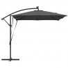 Parasol banana na wysięgniku Antracyt 249 x 249 x 250 cm
