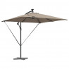 Parasol banana na wysięgniku Ciemnoszary 249 x 249 x 250 cm