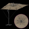 Parasol banana na wysięgniku Ciemnoszary 249 x 249 x 250 cm