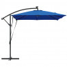 Parasol banana na wysięgniku Niebieski 249 x 249 x 250 cm