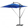 Parasol banana na wysięgniku Niebieski 249 x 249 x 250 cm