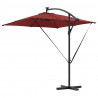 Parasol banana na wysięgniku terakota 249 x 249 x 250 cm