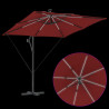 Parasol banana na wysięgniku terakota 249 x 249 x 250 cm