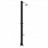 Prysznic słoneczny na świeżym powietrzu Czarny 217 cm