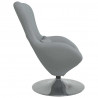 Fotel jajo Jasnoszary 63 x 73 x 90 cm tkanina